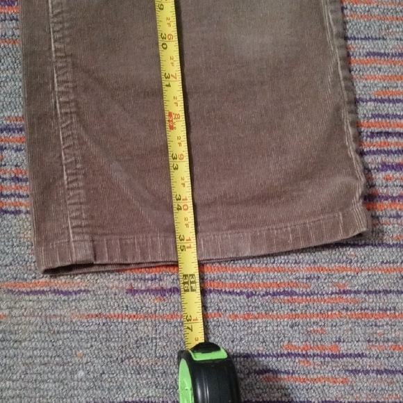 Liz & Co. Chocolate Corduroy Trousers - Picture 6 of 7